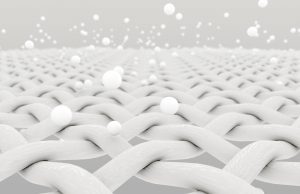 Fabric-with-particles
